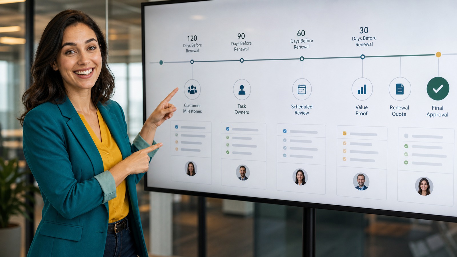 Run a 120 Day B2B Renewal Workflow