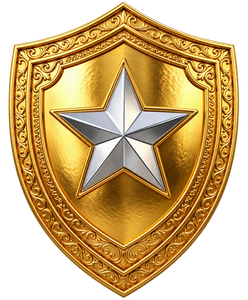 Gold commission tier shield