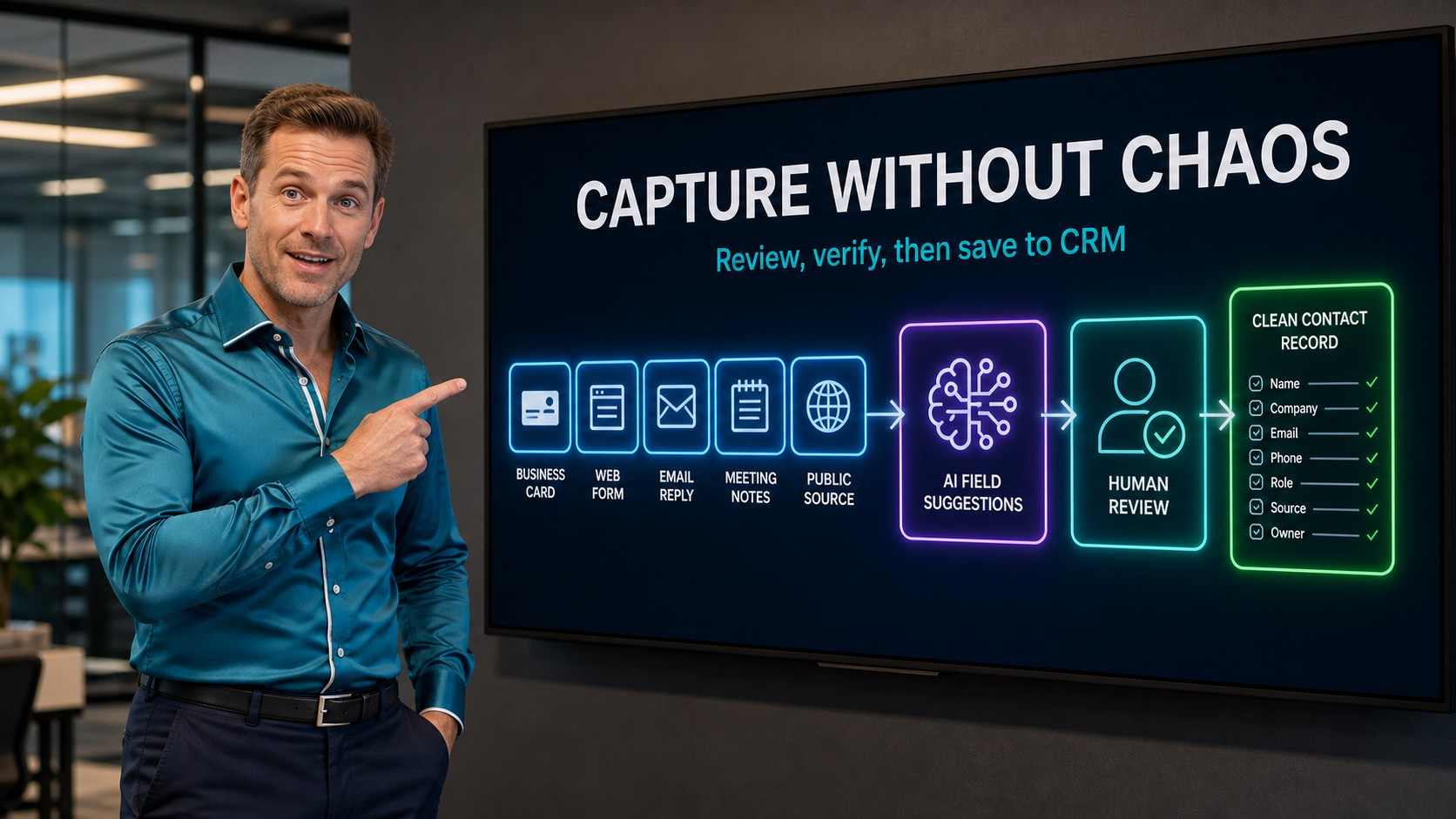 Capture Contact Details Without Creating Dirty CRM Data