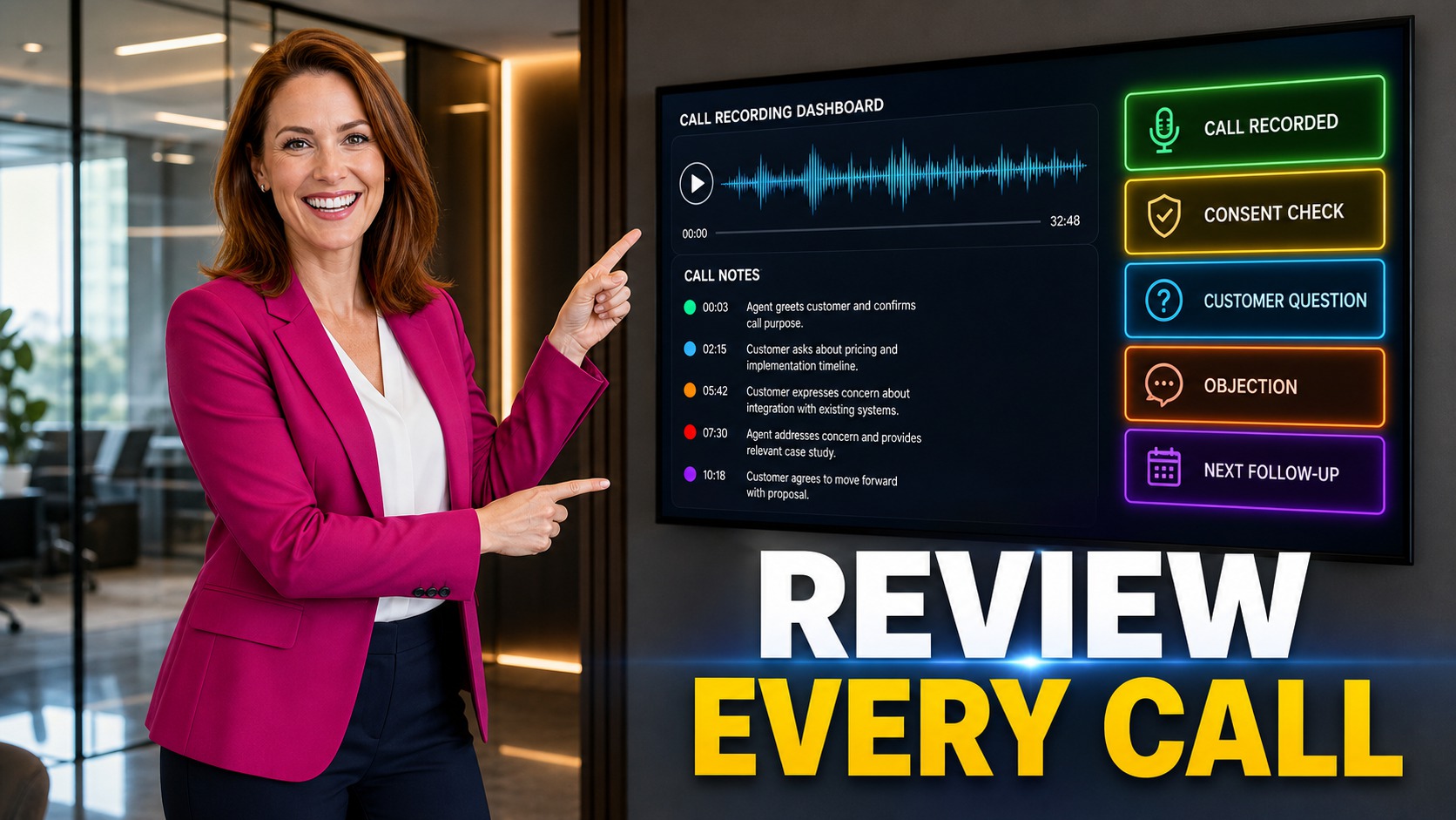 Add Call Recording to the Coaching Workflow