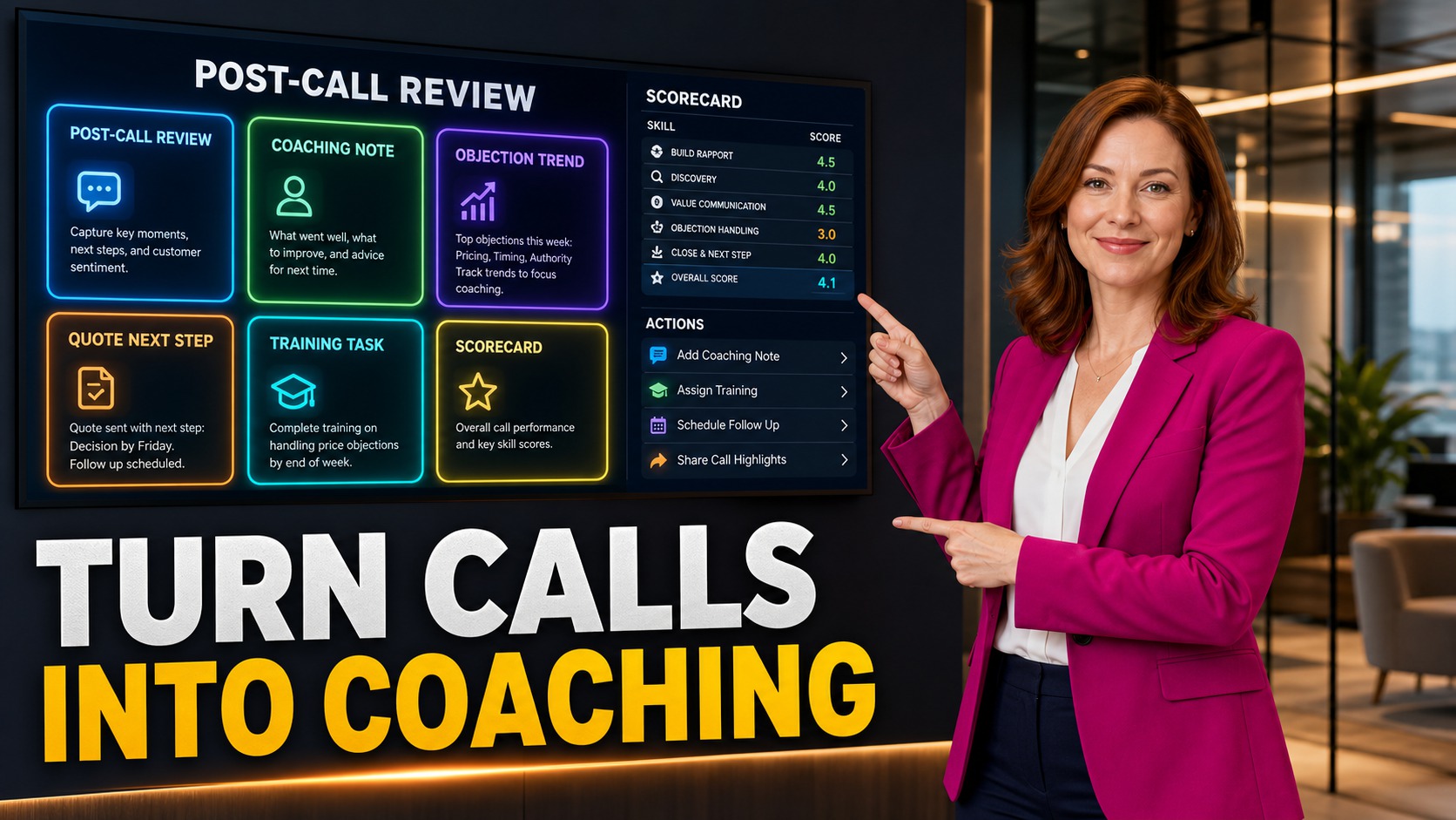 Turn Post-Call Review Into Coaching Action