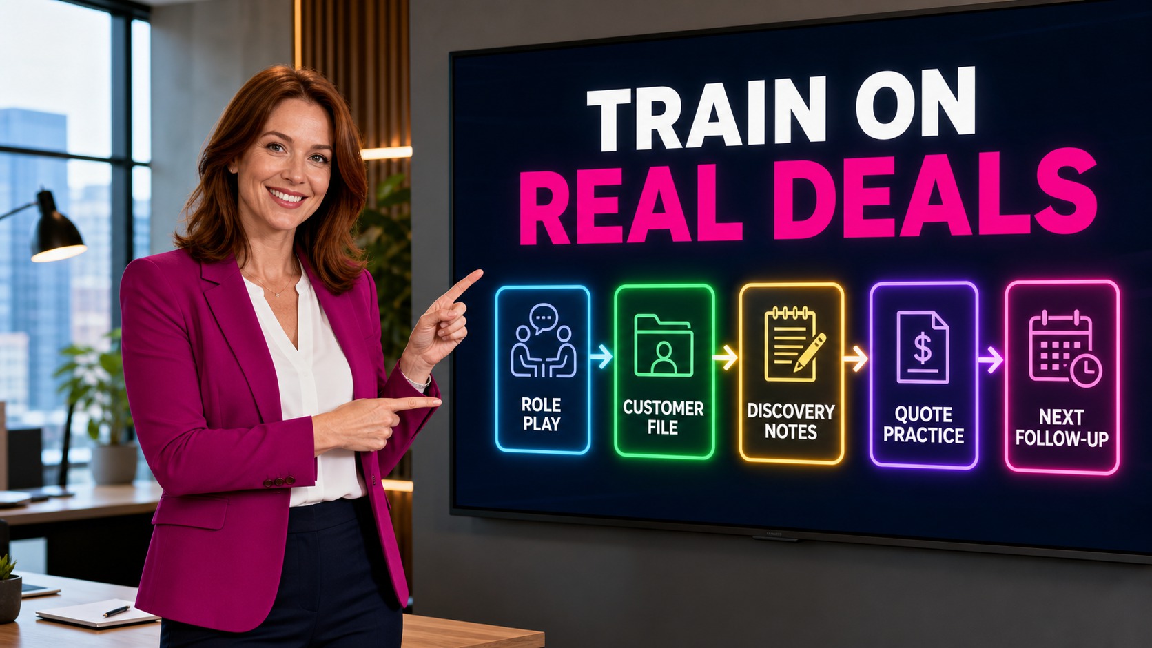 Train Salespeople Around Real Customer Work